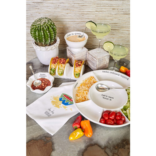 Mud Pie doar n Queso Dip Set White 2