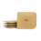 Bambu, Espátulas de Bambu, Ecológicas, Orgânicas, Limpa Panelas, Pratos, Tigelas, Remove Comida 2.75”, Conjunto de 5 2