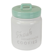 Dii Kitchen Accessories Collection Cer   mica Cookie Jar Aqua
