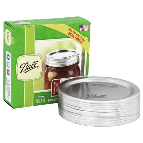 Tampas de frascos JT Tech Ball para boca regular (Pacote de 2 com 12) (8541898092) 1