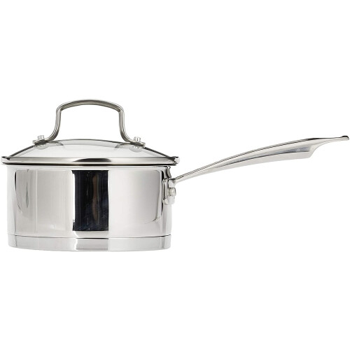 Cuisinart Cuisinart Professional Edelstahl-Kochtopf mit Deckel, 1,5 Quart, Fleck 1