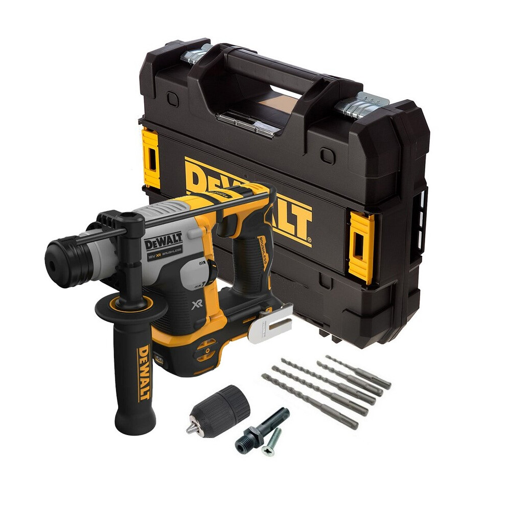 Dewalt DCH172N 18v Ultra Compact SDS Brushless Hammer Drill +Tstak + Chuck +Bits