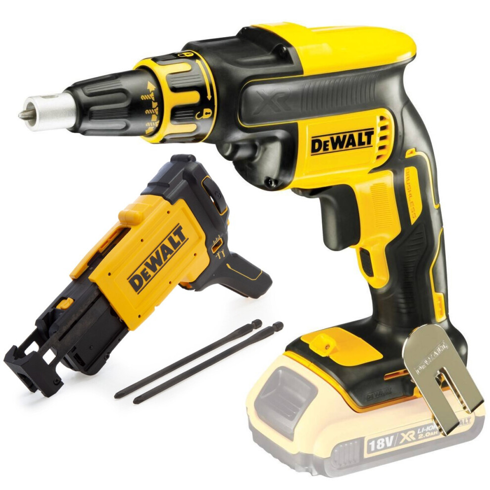 Dewalt DCF620N 18v XR Brushless Collated Autofeed Drywall Screwdriver DCF6202