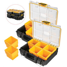 2X Dewalt Tough System 2.0 DWST83392-1 1/2 Width Deep Tool Organiser +6 Inserts