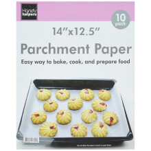Kole Imports Baking Essentials Pakiet papieru pergaminowego 14"" x 12,5"" pσlprzezroczysty bialy