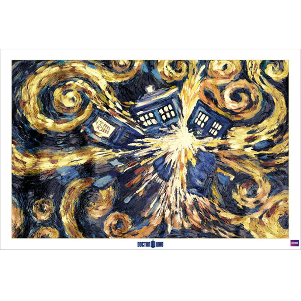 Doctor Who Exploding Tardis Poster 3 Official Licensed Product