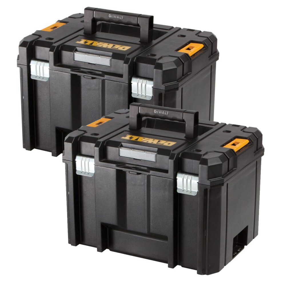 Dewalt DWST1-71195 TSTAK VI Deep Tool Storage Case Heavy Duty 23L - Twin Pack