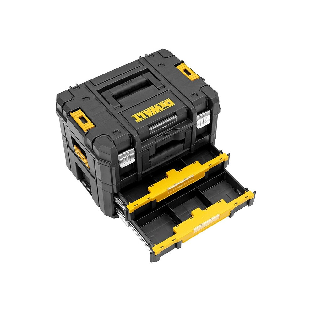 Dewalt TStak Combo II + IV Power Tool Storage Box + Drawer Case 2 Shallow Draws