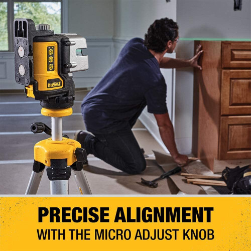 DeWalt Niveau laser - DEWALT - DW089CG - Ligne verte - Intersection 90 - Support magnétique 1