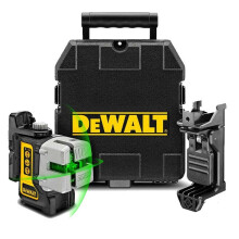 Laserwaterpas - DEWALT - DW089CG - Groene lijn - Snijpunt 90 - Magnetische ondersteuning