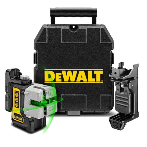 DeWalt Niveau laser - DEWALT - DW089CG - Ligne verte - Intersection 90 - Support magnétique