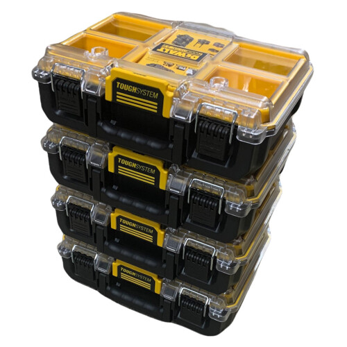 DeWalt 4X Dewalt Tough System 2.0 DWST83392-1 1/2 Width Deep Tool Organiser +6 Inserts