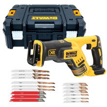 Dewalt DCS367N 18v XR Compact Brushless Reciprocating Saw Bare Tstak + 15 Blades