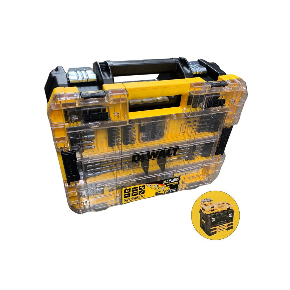 Dewalt DT70762 85PC Screwdriver Drill Bit Set HSS + Toughcase + Drill Tstak Case