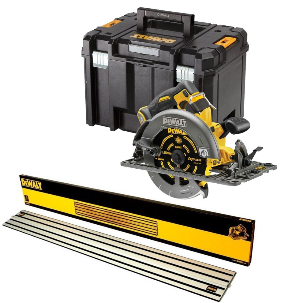 DeWalt DCS579NT 54v 190mm XR FlexVolt High Power Circular Saw Bare & Guide Rail