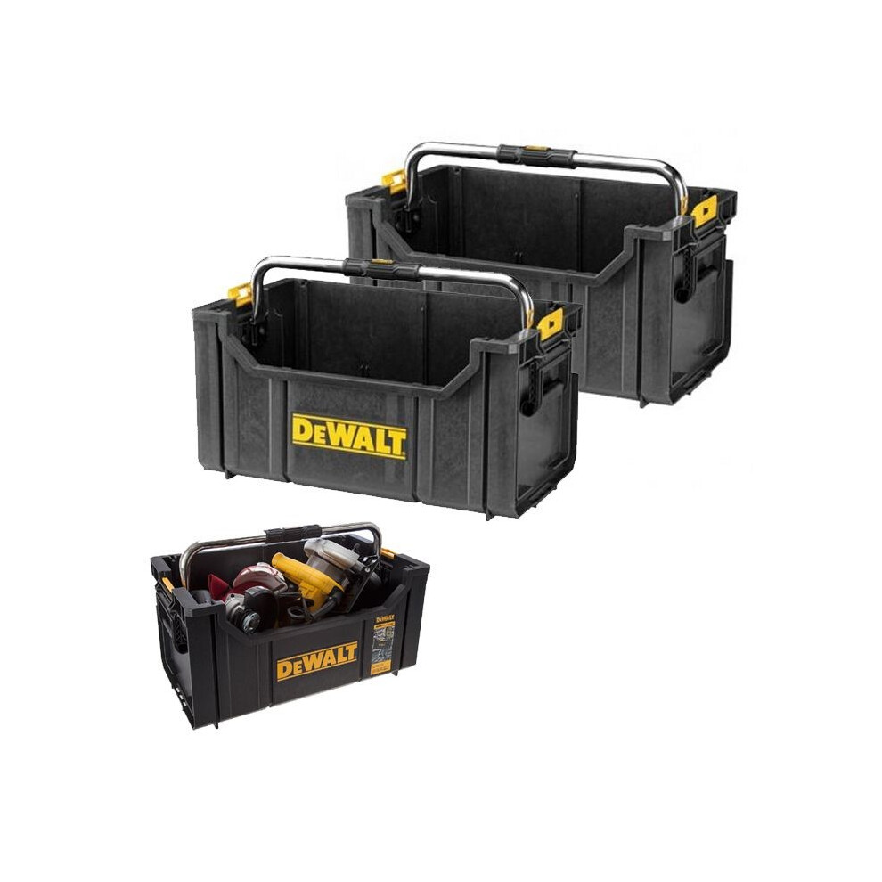 Dewalt DWST1-75654 Toughsystem Tool Open Tote Tool Box Carrier DS280 - Twin Pack