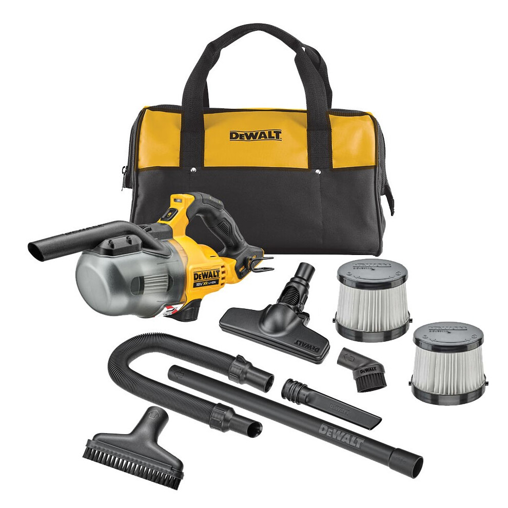 Dewalt DCV501LN 18v L-Class Stick Cyclone Vac Bare + Accessories + Bag + Filters