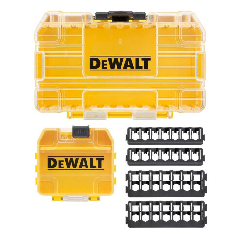 DeWalt Dewalt DT70801 Small Tough Case + 1x Pozi Bit Small Storage Case + 2 Bit Bars