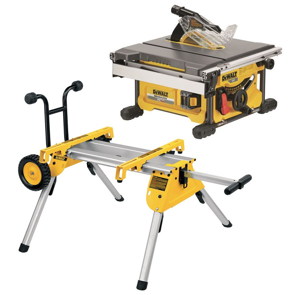 Dewalt DCS7485N 54v XR FlexVolt Cordless Portable Table Saw + DE7400 Legs - Bare