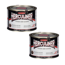Herculiner Skidbestndig flytande glans svart texturerad lastbilsbddfoder Varje kvart tcker 12 till 20 kvadratmeter 1 kvart (2 frpackning)