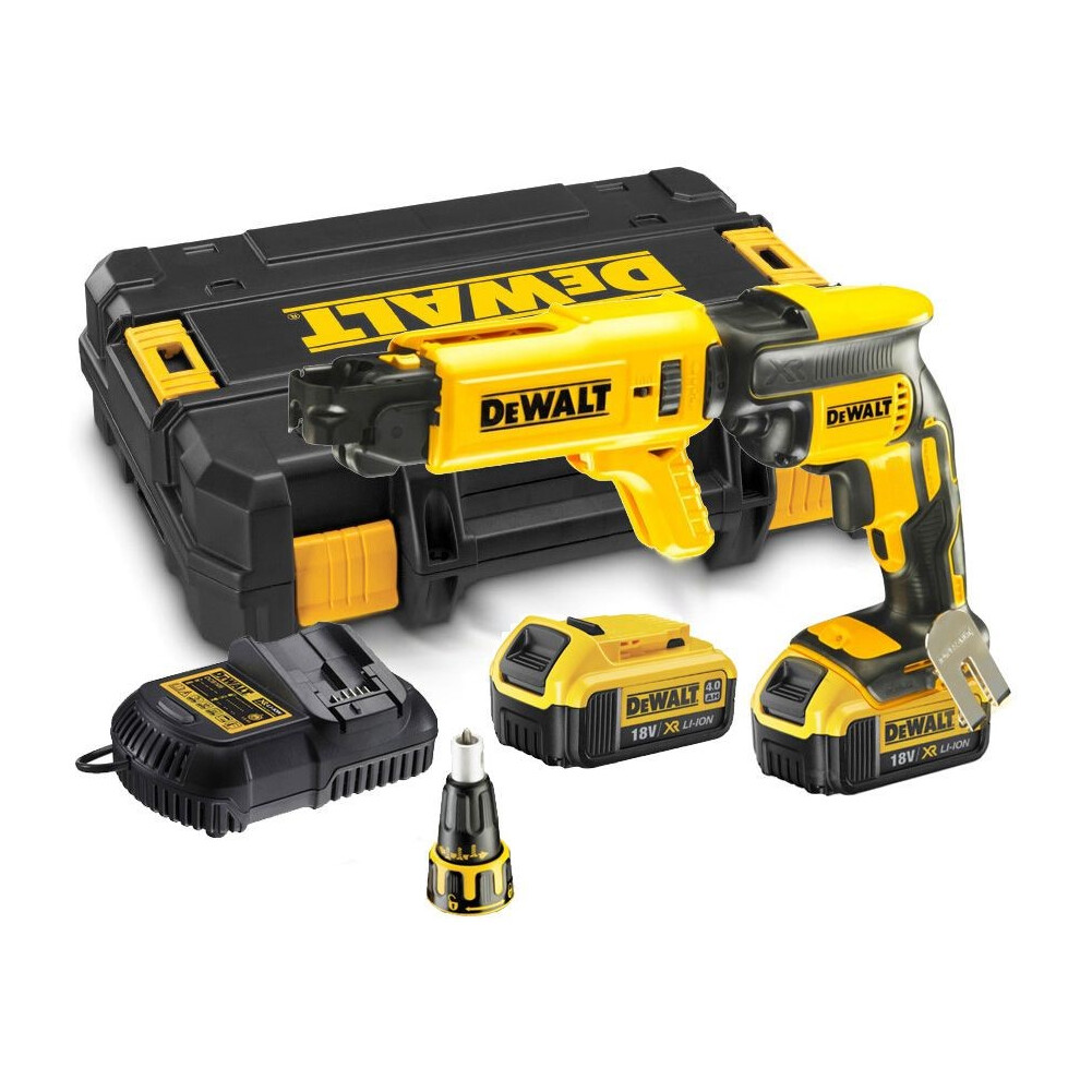 Dewalt DCF620M2K 18v XR Li-Ion Brushless Collated Drywall Screwgun Autofeed
