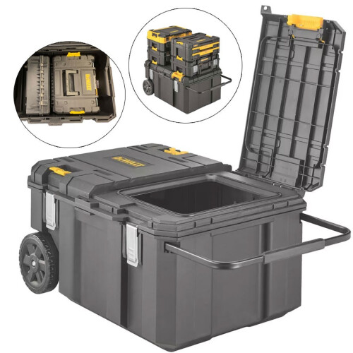 DeWalt Dewalt DWST17871-1 TSTAK Rolling Job Chest IP54 Toolchest Tool Box Stackable