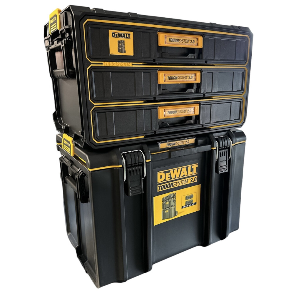 Dewalt DWST08330-1 Toughsystem 2.0 Tool Box 3 Shallow Drawer + DS400 Toolbox