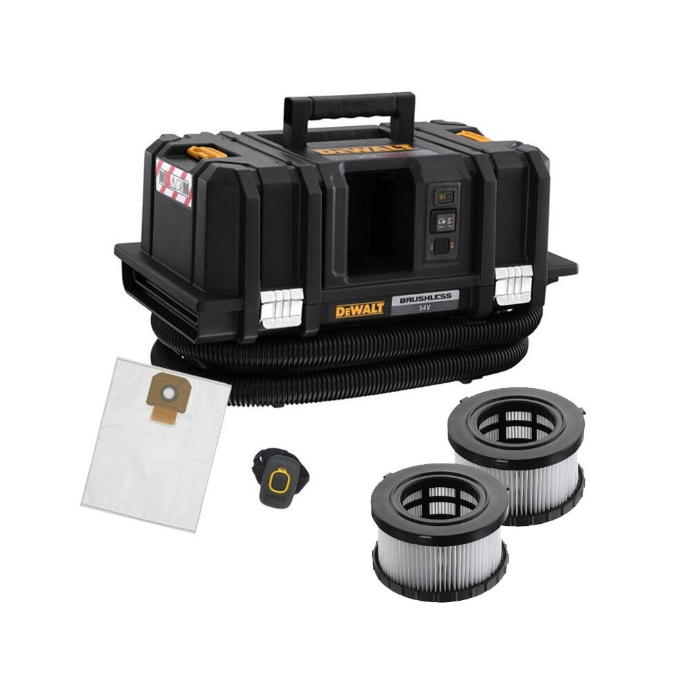 Dewalt DCV586MN XR Flexvolt M-Class Dust Extractor Wet Dry Vacuum + Filters +Fob