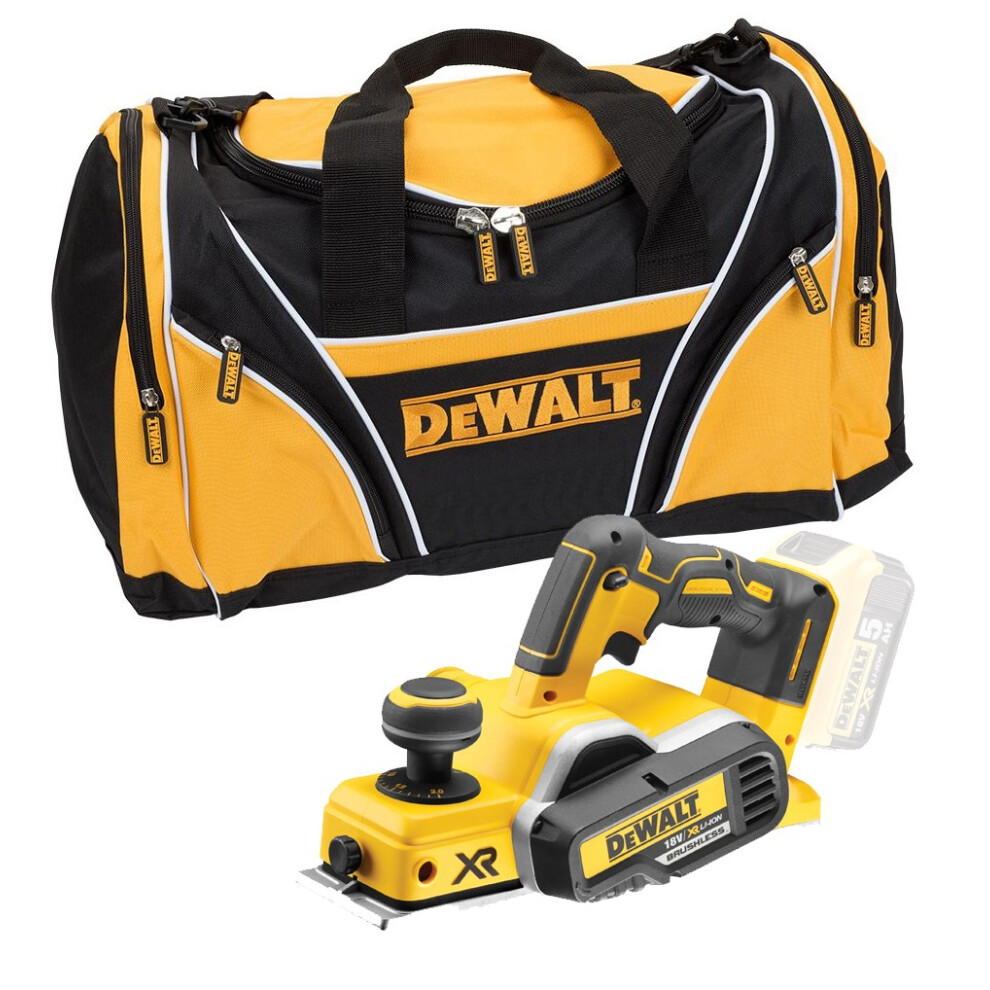 Dewalt DCP580N 18v XR Cordless Brushless Planer Bare Unit + Tool Bag