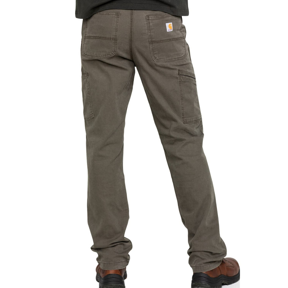 Carhartt Men's Relaxed Straight Rigby Double-Front Dungaree, Tarmac, W38 X L34