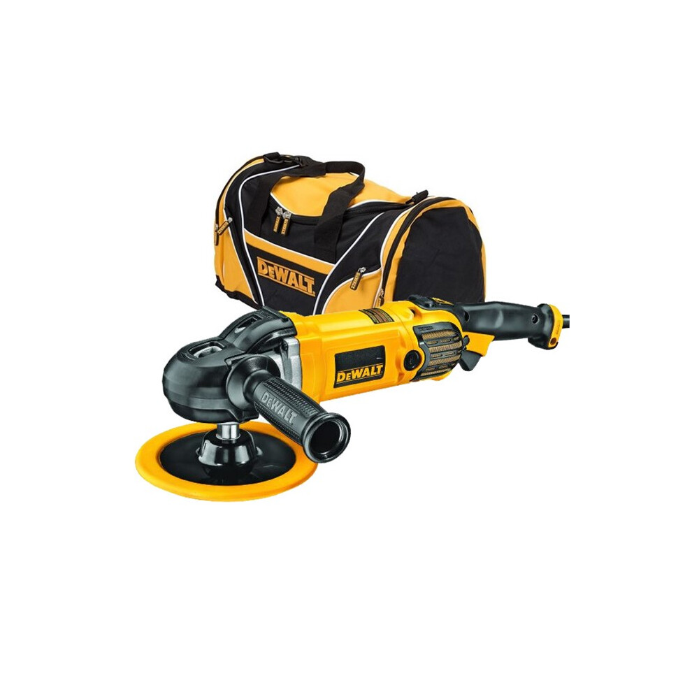 Dewalt DWP849X 250W Premium 150mm 180mm Variable Speed Polisher 240V + Carry Bag
