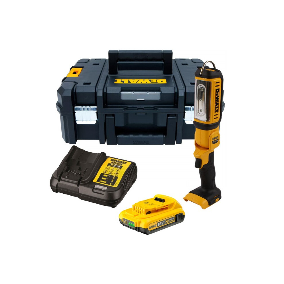 Dewalt DCL050 18V Cordless LED Light Torch XR 9 Point Pivot Head + Battery