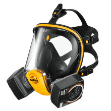 Dewalt Large A2P3 Filter Full Face Protection Mask Visor Dust Mask Respirator