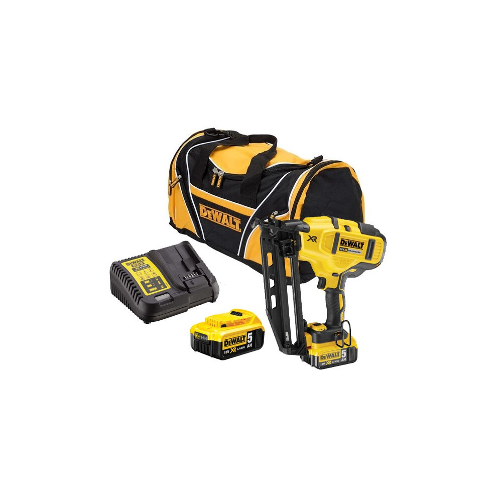 Dewalt DCN660P2 18v XR Brushless Framing Nailer + 2 x 5.0Ah Batteries + Charger