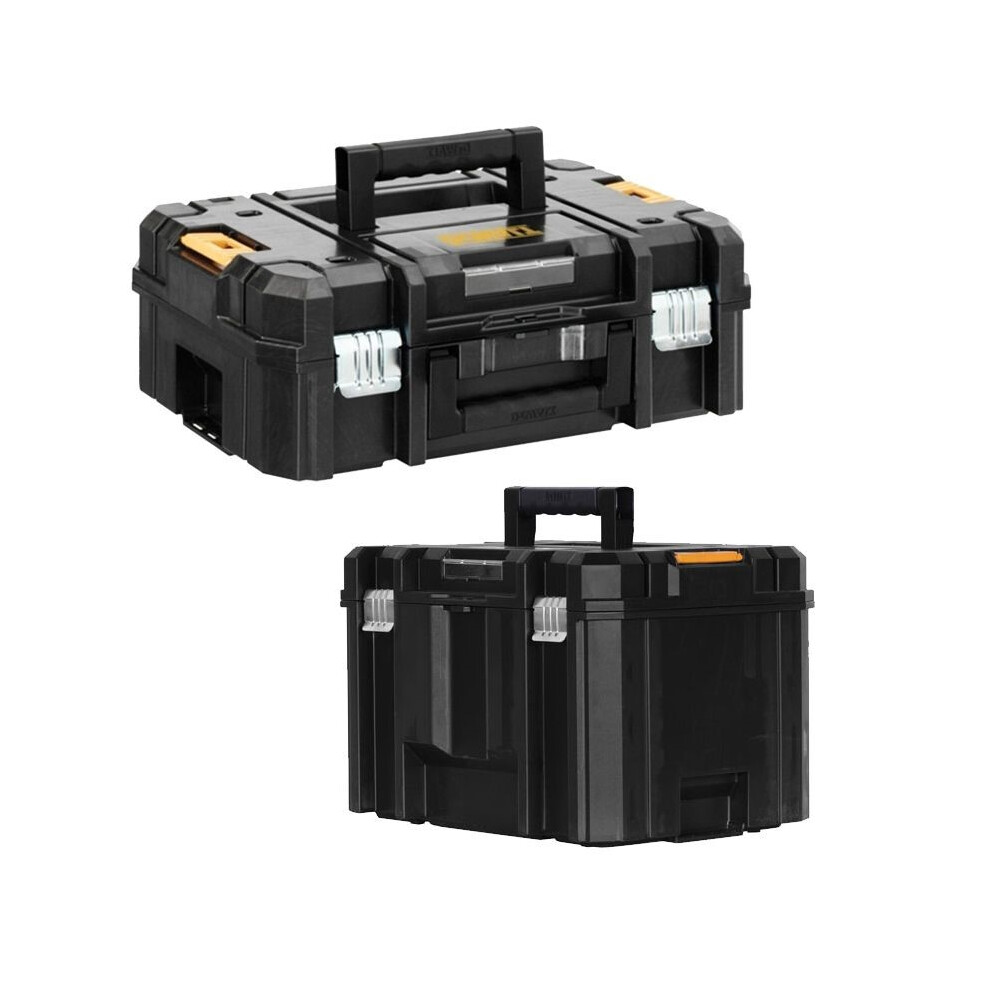 Dewalt DWST1-70703 TStak II + DWST1-71195 TSTAK VI Deep Tool Boxes