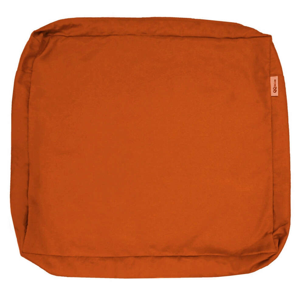 QQbed Lot de 2 housses de coussin lavables pour chaise de patio d'extérieur 2