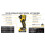 DeWalt Dewalt DCF870E2T 18v XR Hydraulic Compact Impact Driver 2x 1.7Ah Powerstack 2