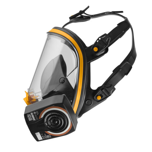DeWalt Dewalt Medium A2P3 Filter Full Face Protection Mask Visor Dust Mask Respirator 1