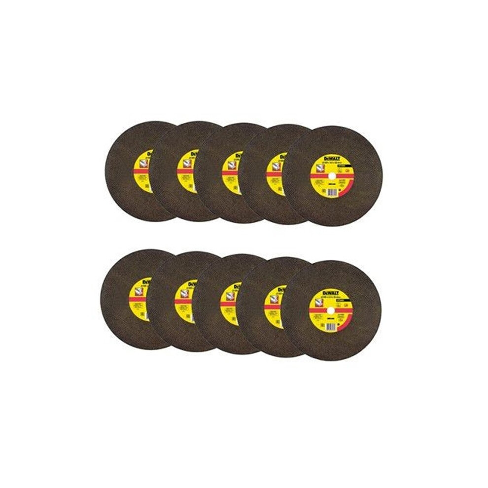Dewalt DT3450 Abrasive Chop Saw Wheel 355mm - Pack of 10 - Suits D28710