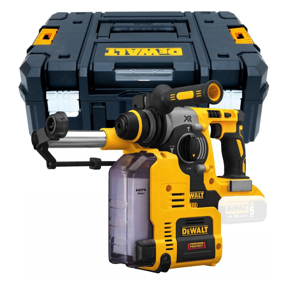Dewalt DCH273N XR 18v SDS Brushless Hammer Drill 3 Mode + Dust Extractor + TSTAK