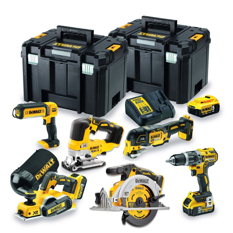 DeWalt DCK667P3T 18v Brushless XR 6 Piece Kit Multi Tool Jigsaw Multi Tool 3x5Ah