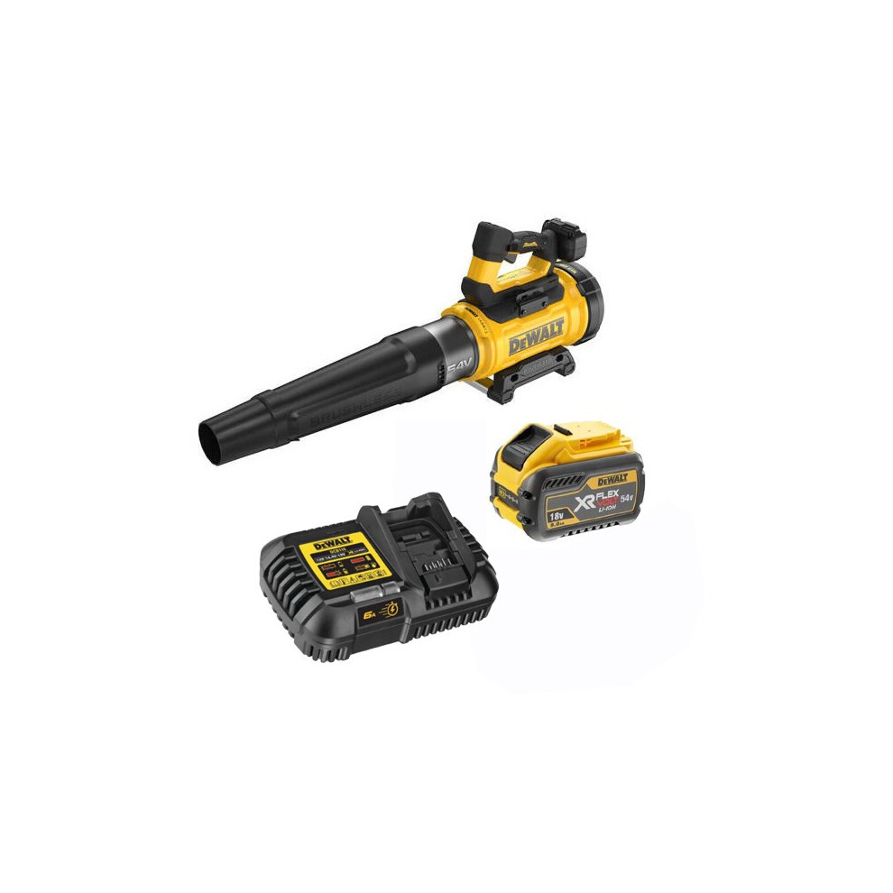 Dewalt DCMBL777X1 54v XR FLEXVOLT Brushless Axial Blower Garden Leaf Blower +9ah