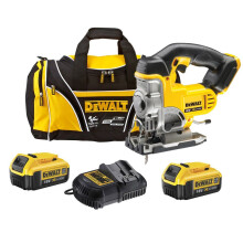 DeWalt DCS331M2 18v XR Cordless Jigsaw + 2 x 4.0ah Battery Charger + Bag