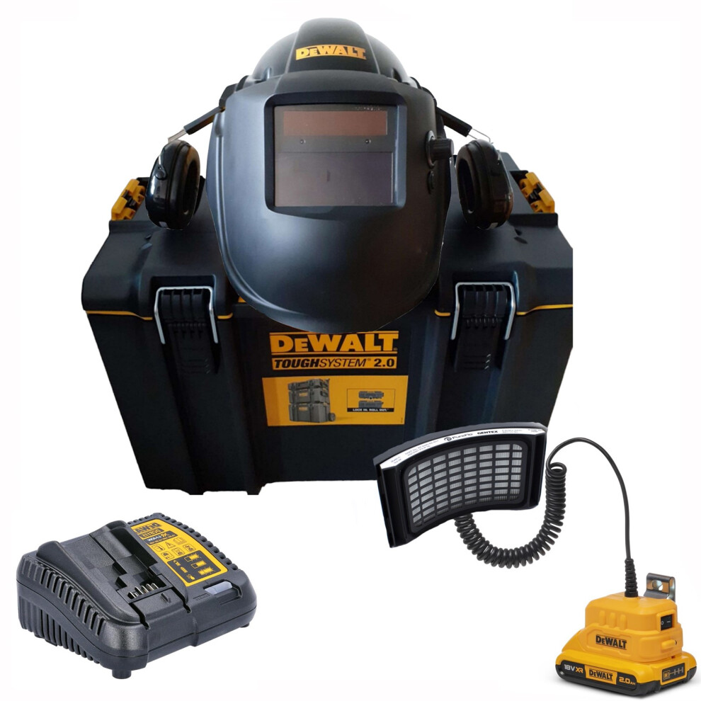 Dewalt Powered Air Purifying Respirator With Bump Cap & Welding Lens /P3 Filter 5056281401369