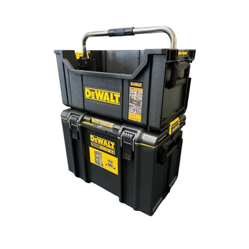 DeWalt Dewalt Toughsystem 2.0 DS280 Tote Tool Box + DS400 Stackable Organiser Toolbox 2