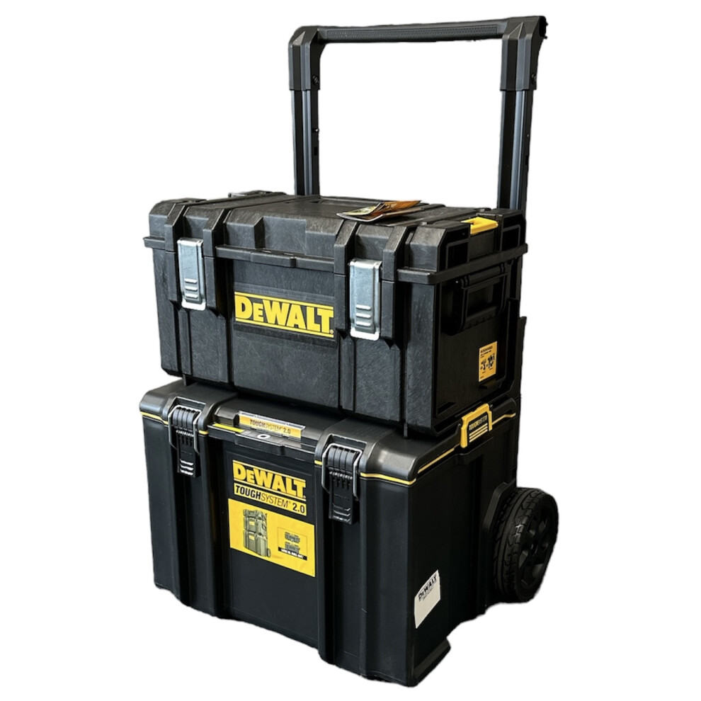 Dewalt DS450 Toughsystem Rolling Mobile Tool Storage Box Trolley + DS300 Case
