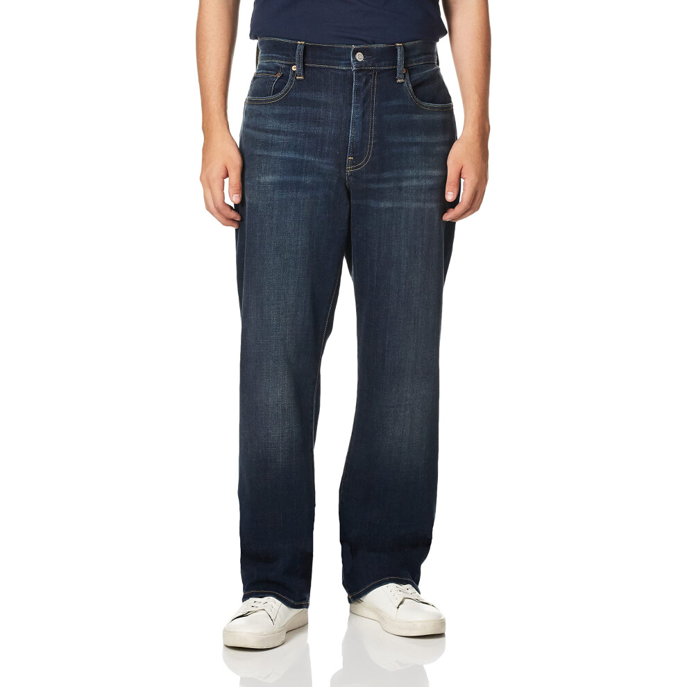 Jean droit décontracté Lucky Brand 181 pour homme, couleur baume, 34 L x 34 L