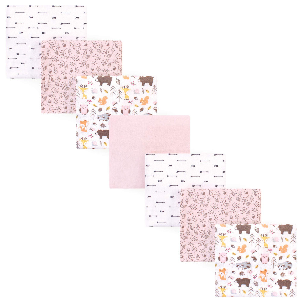 Hudson Baby Lot de couvertures unisexes en flanelle de coton pour bébé Motif pomme de pin Taille unique
