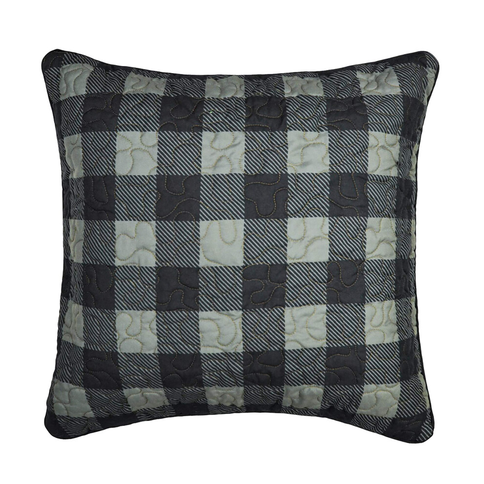Coussin décoratif Donna Sharp - Bear Walk Plaid Lodge