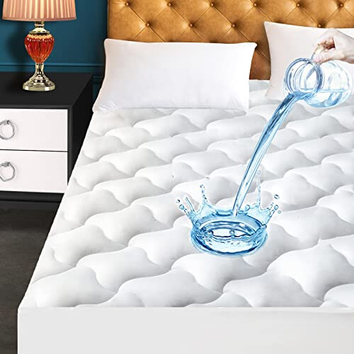 Καλύμματα Στρώματος Queen Size, Αδιάβροχο & Αναπνεύσιμο, Για Στρώματα 21 Ίντσες